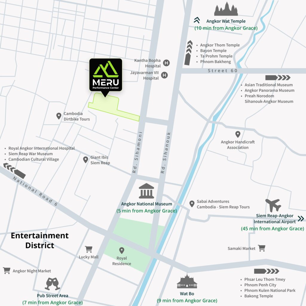 MERU Fitness Center Location