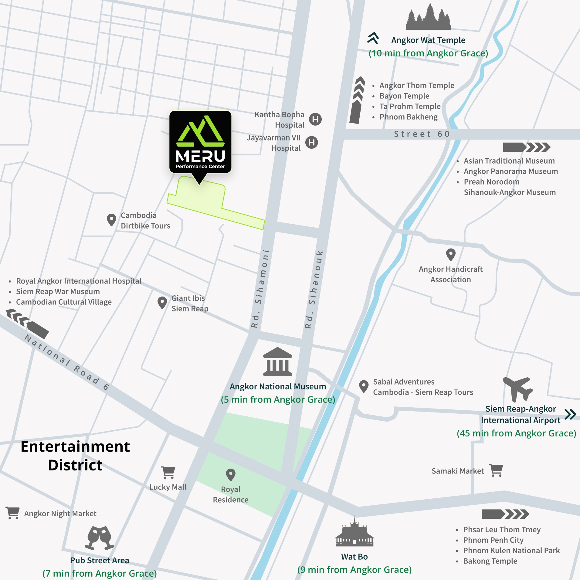 MERU Fitness Center Location